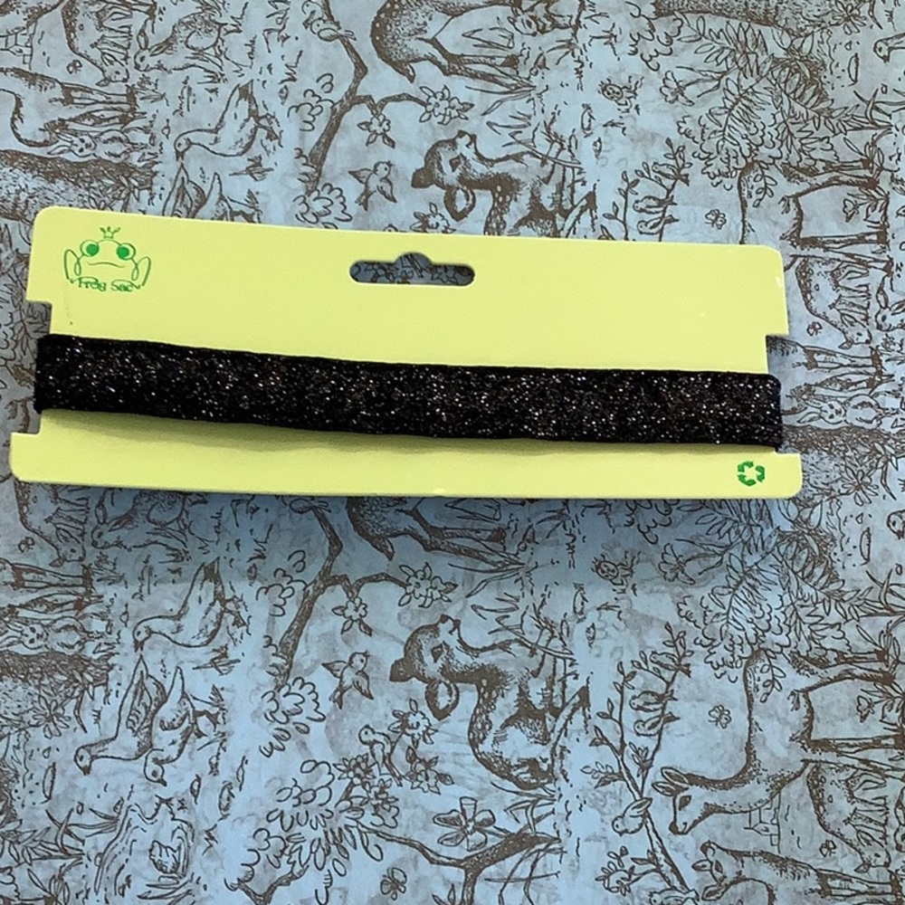 No slip glitter headband